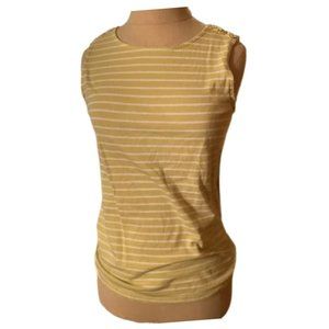 Women’s Banana Republic Size XS Tank, Lime Green/White, Great Condition